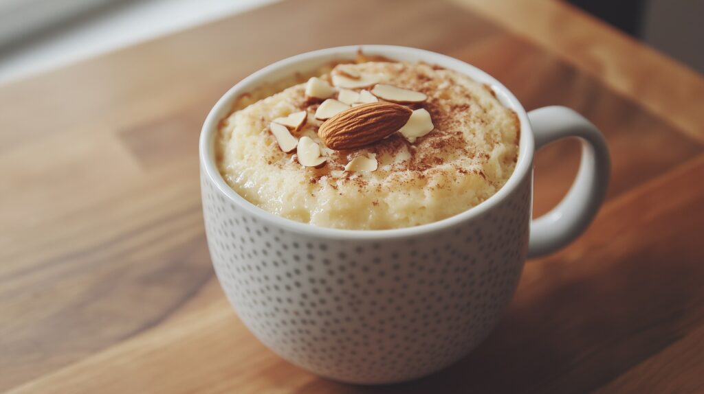 nutty mug cakes